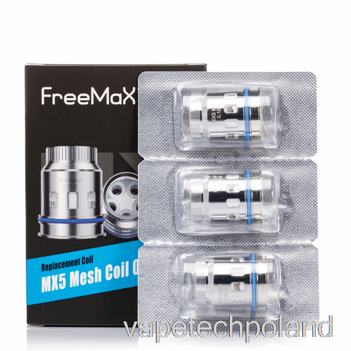 Cewki Zapasowe Vape Tech Polska Freemax Mx 0,15ohm Mx5 Cewki Siatkowe